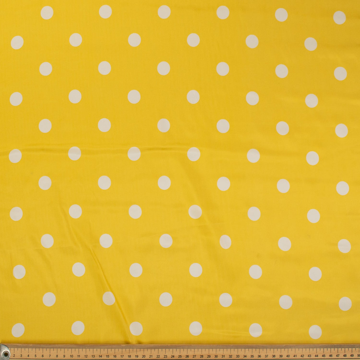 Printed Lining Design-22 White Dots on Yellow