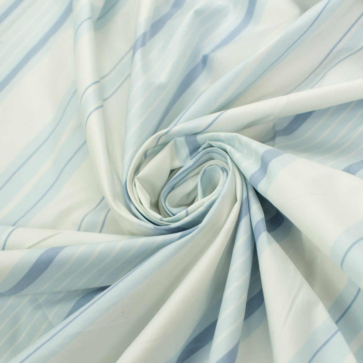 Printed Lining Design-27 Light Blue Stripes in White – Homecraft Textiles