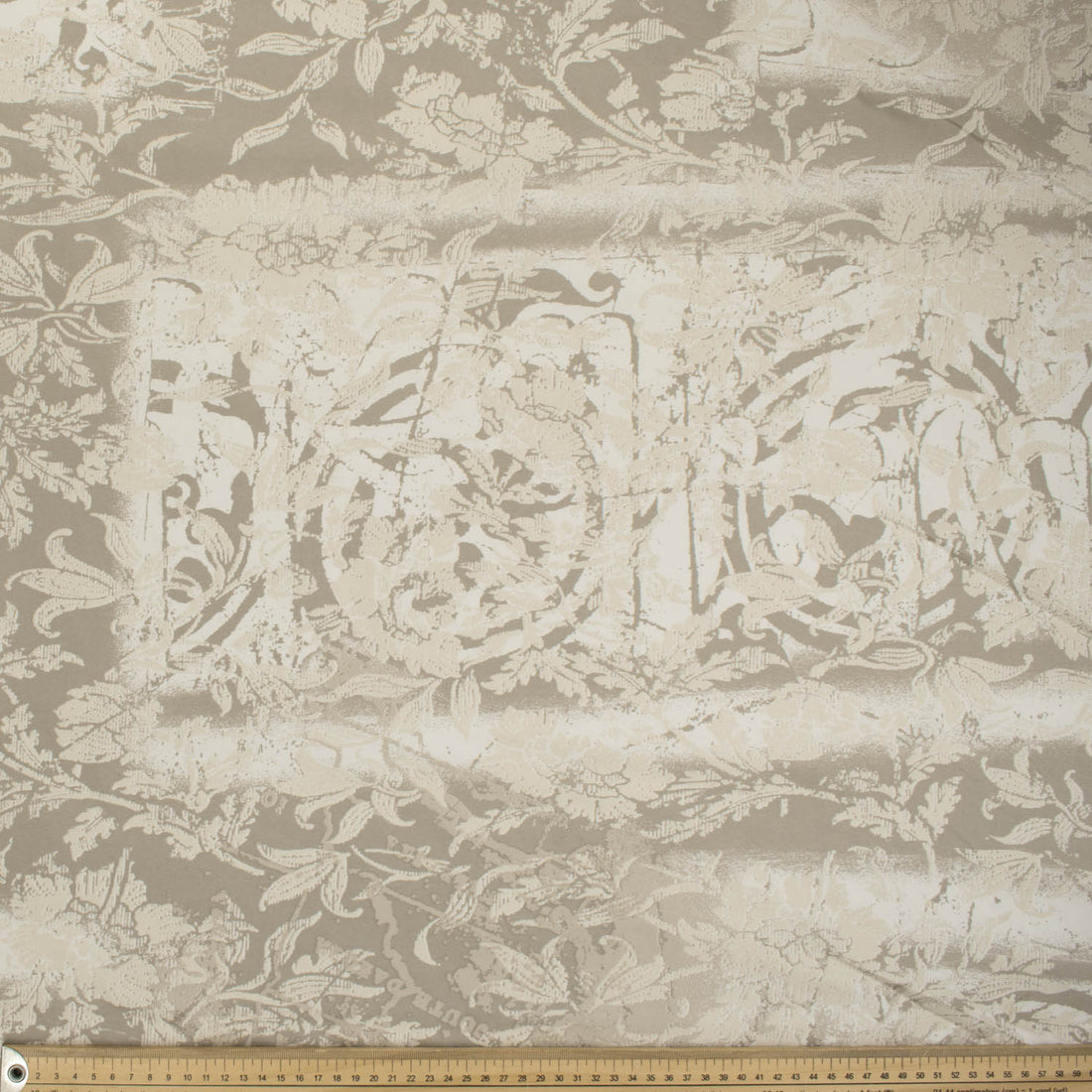 Printed Lining Design-35 Beige Floral Vines