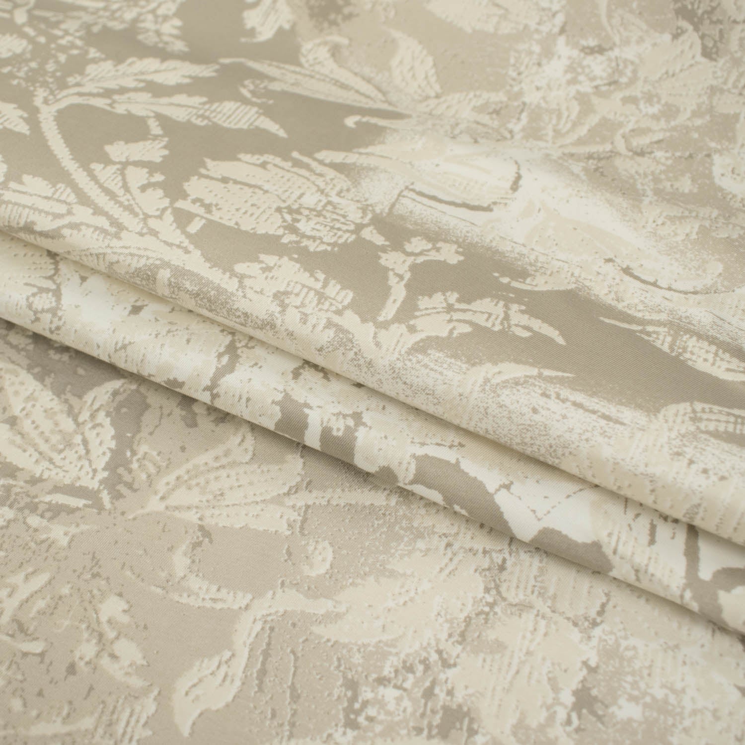 Printed Lining Design-35 Beige Floral Vines