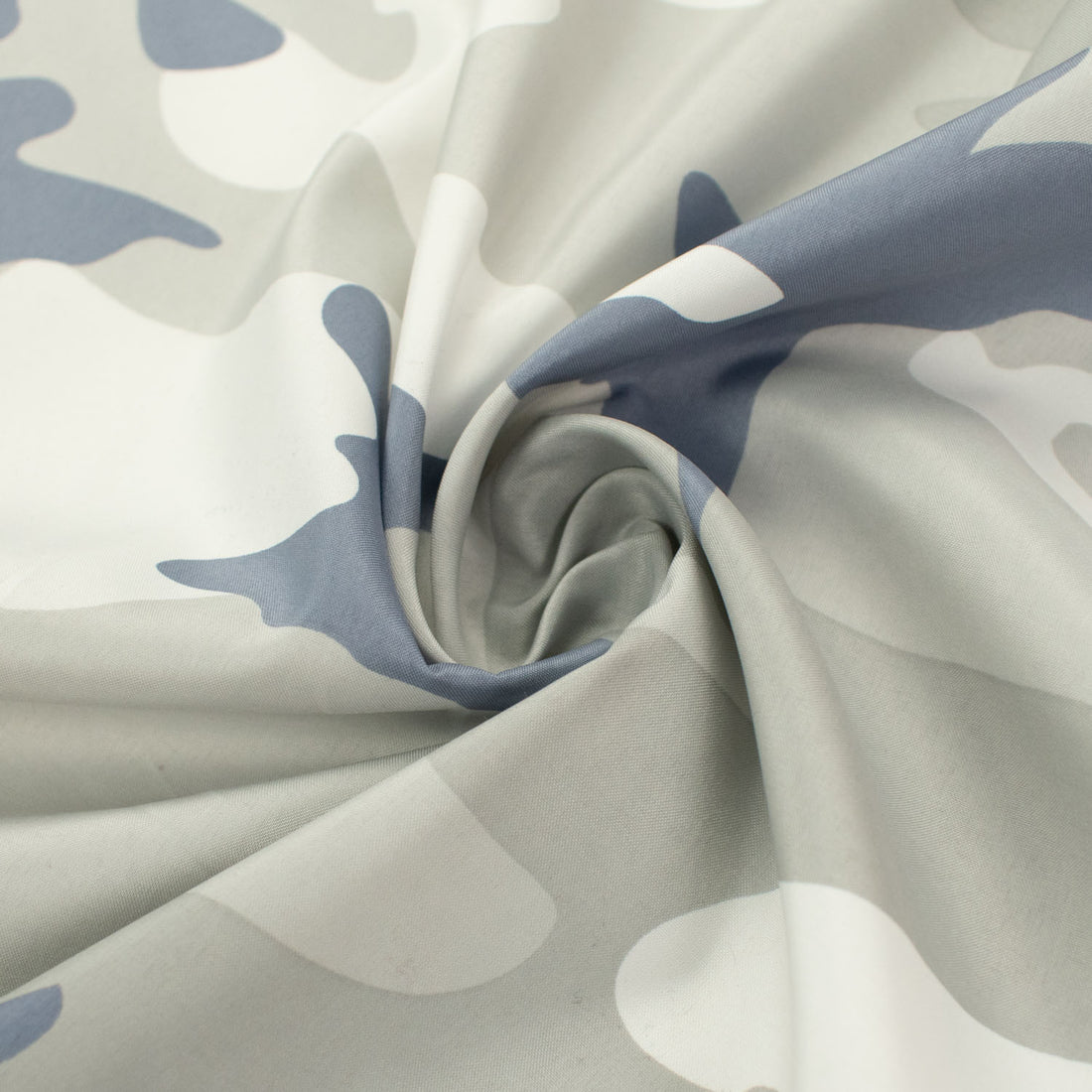 Printed Lining Design-7 Silver Grey Camouflage/Army
