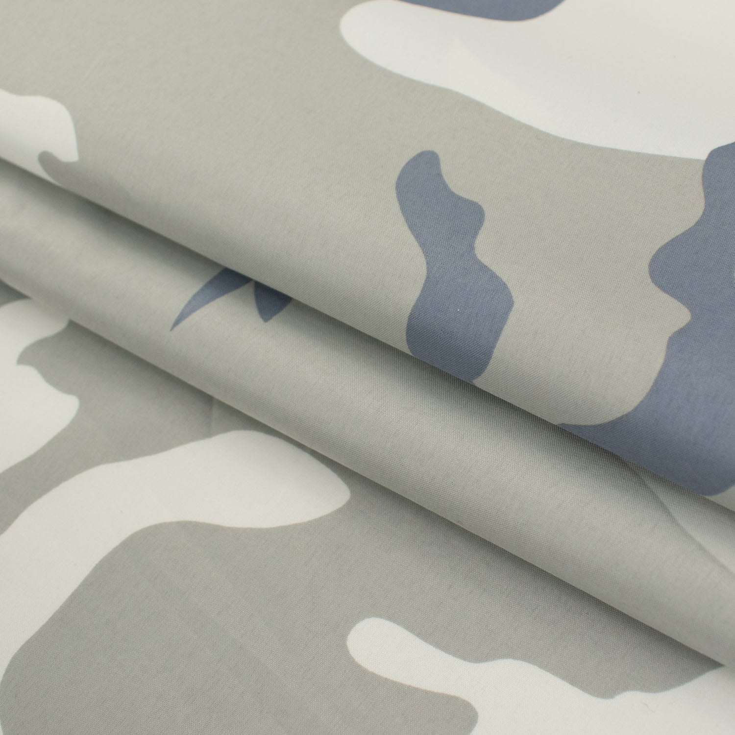 Printed Lining Design-7 Silver Grey Camouflage/Army