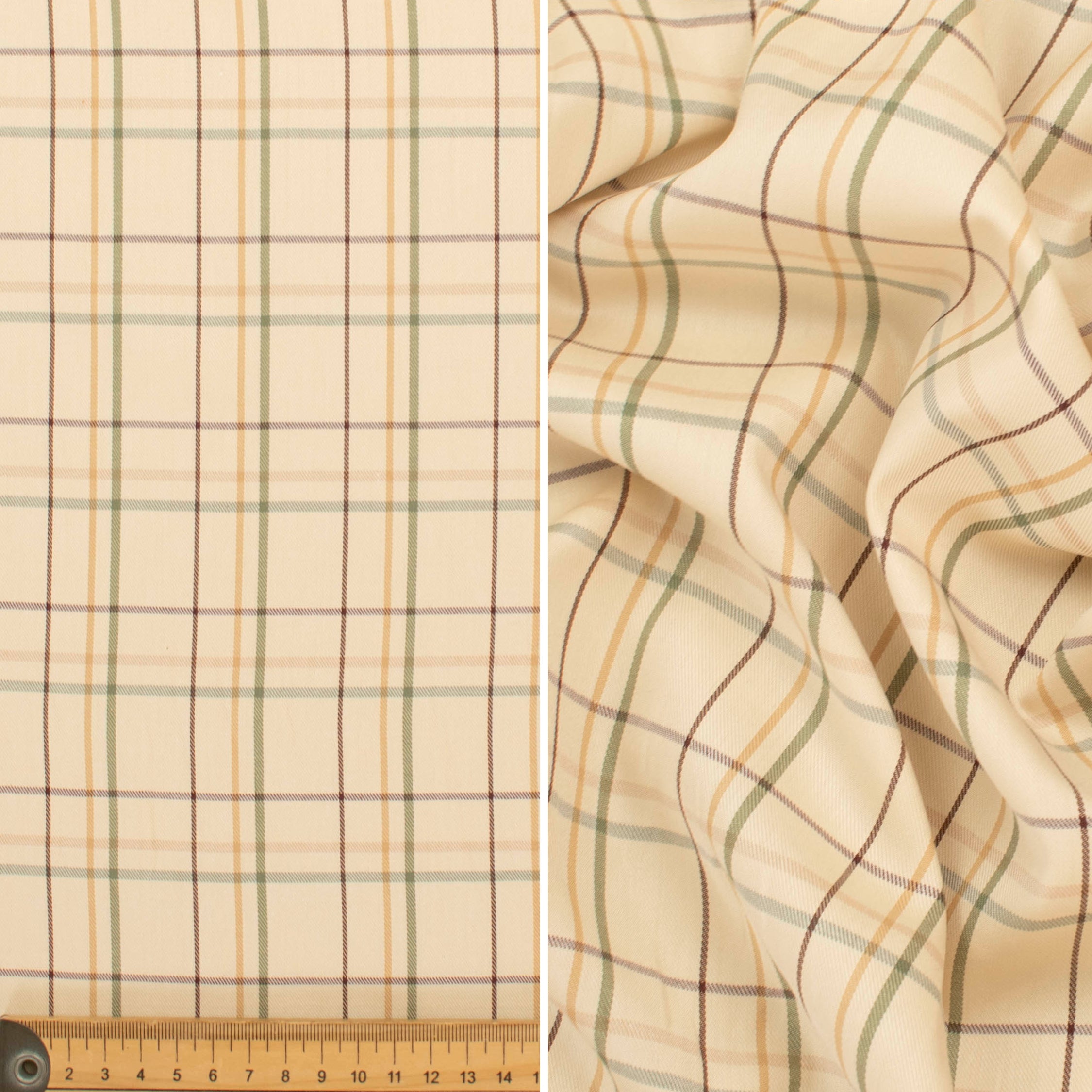 Cotton Check Shirting 112m