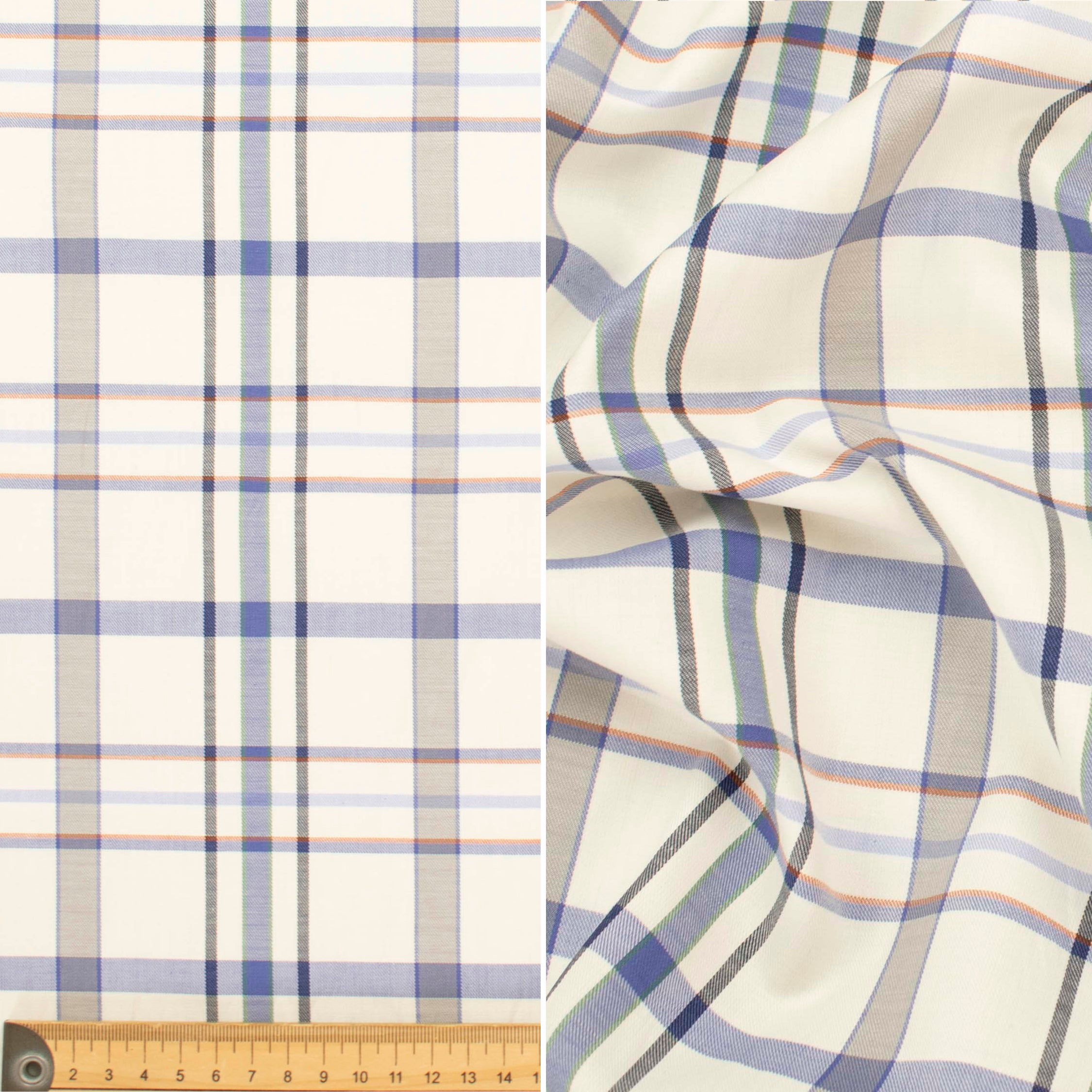 Cotton Check Shirting 112m