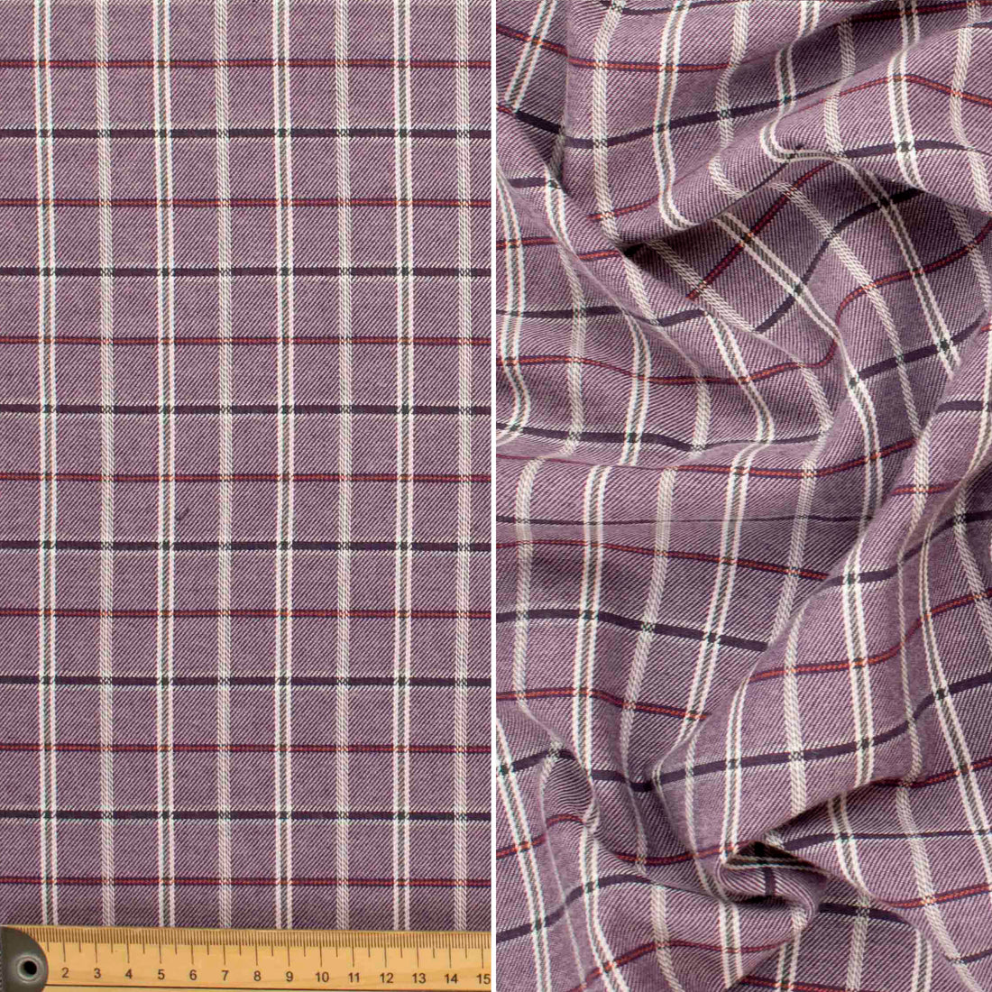 Cotton Check Shirting 112m