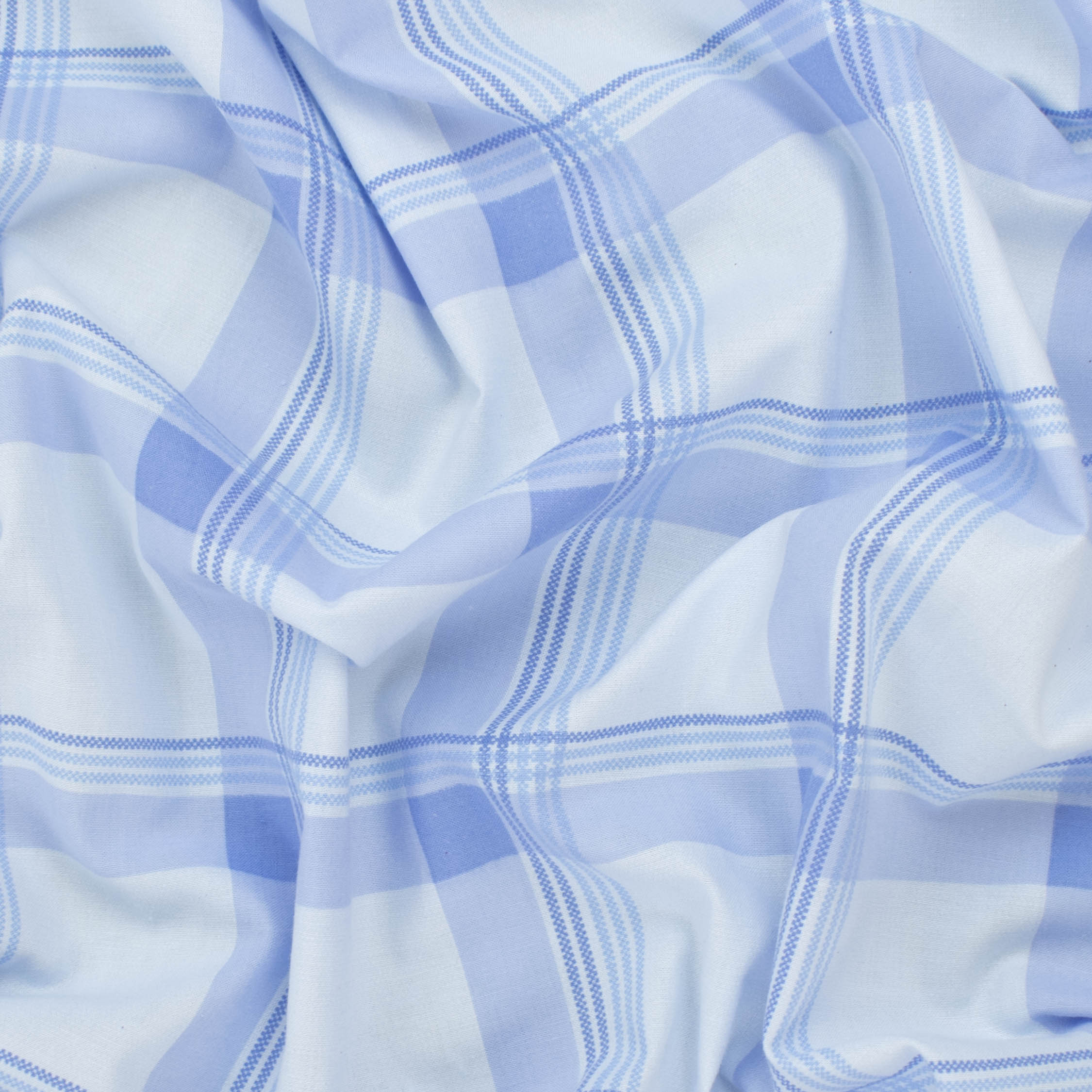 Blue Check Shirting 150cm