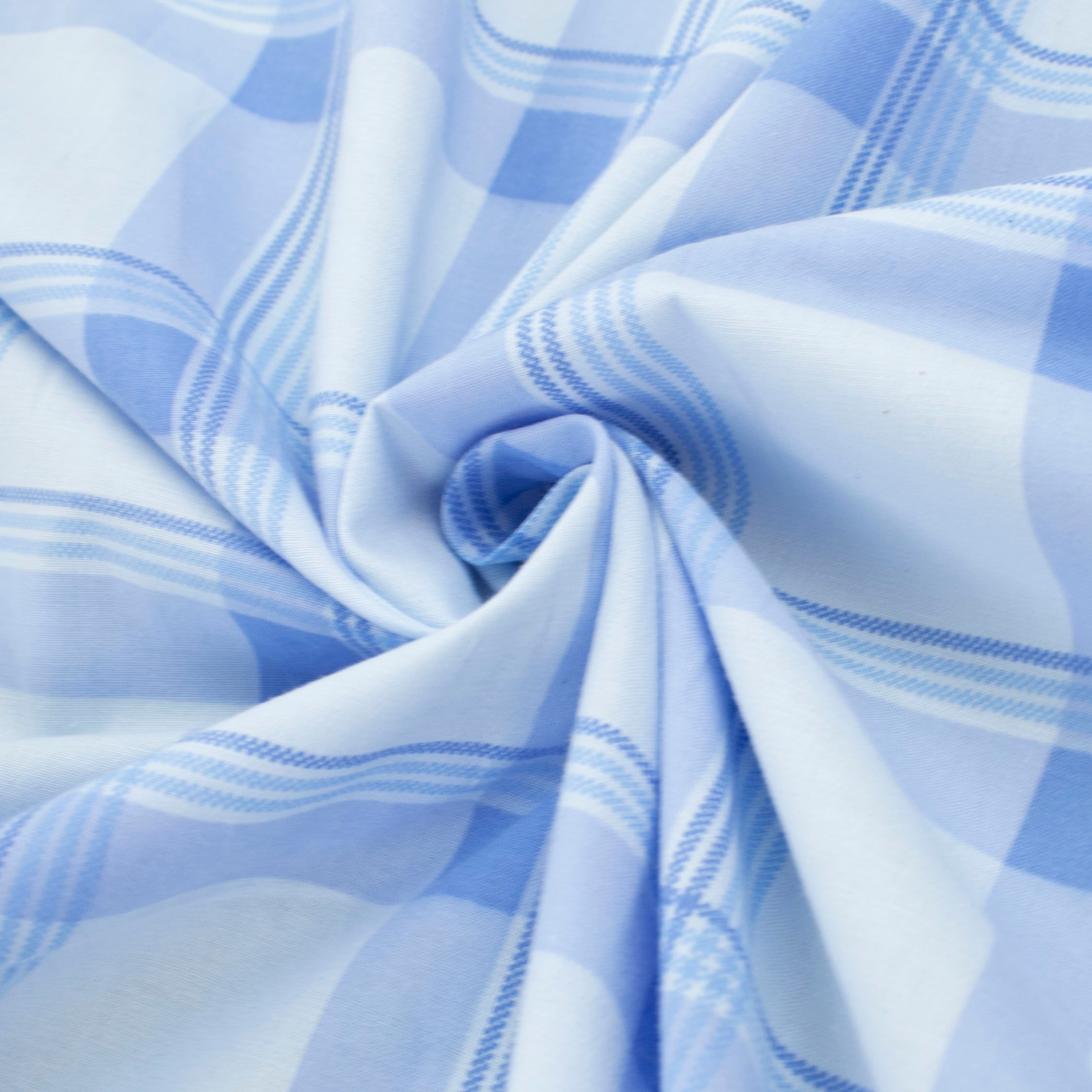 Blue Check Shirting 150cm