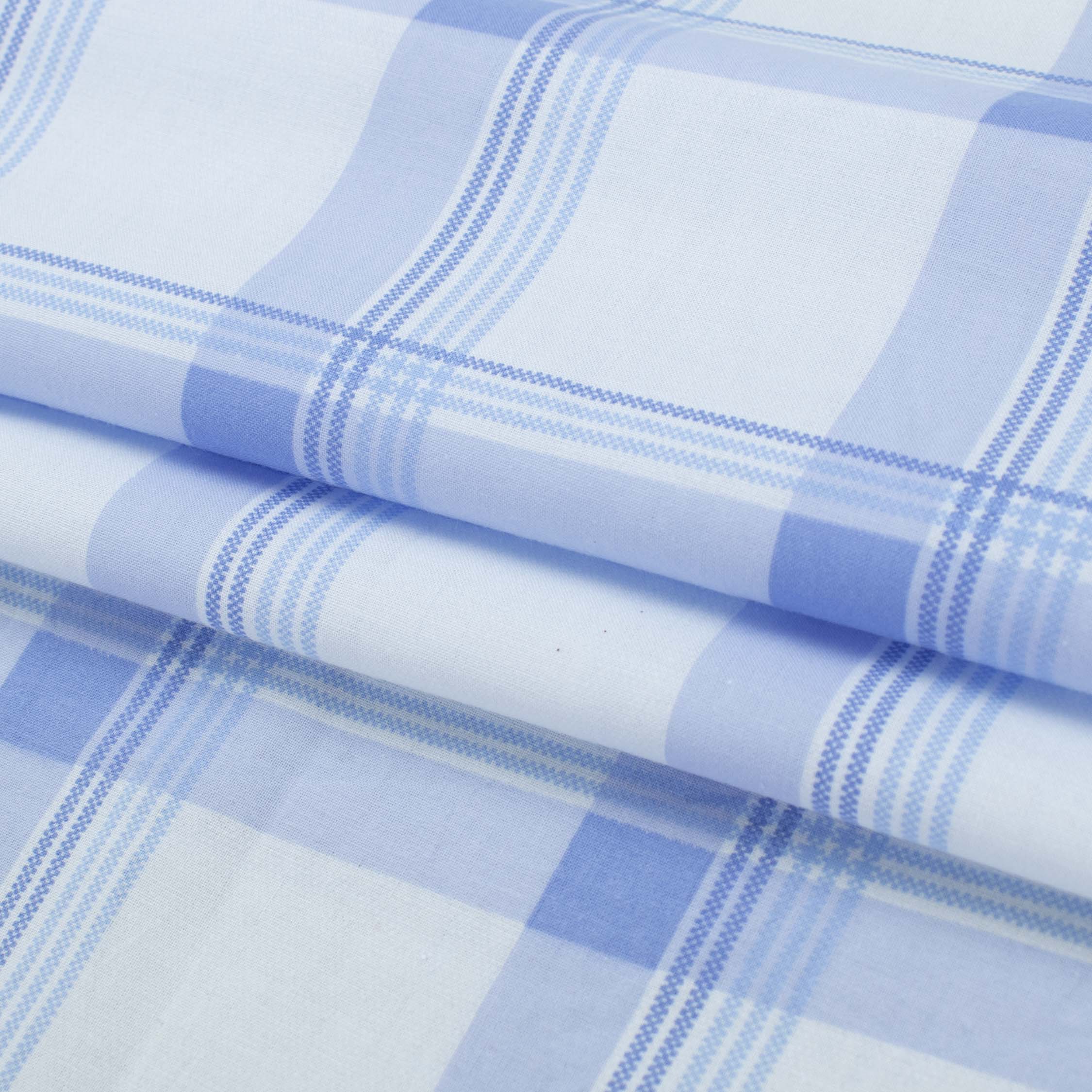 Blue Check Shirting 150cm