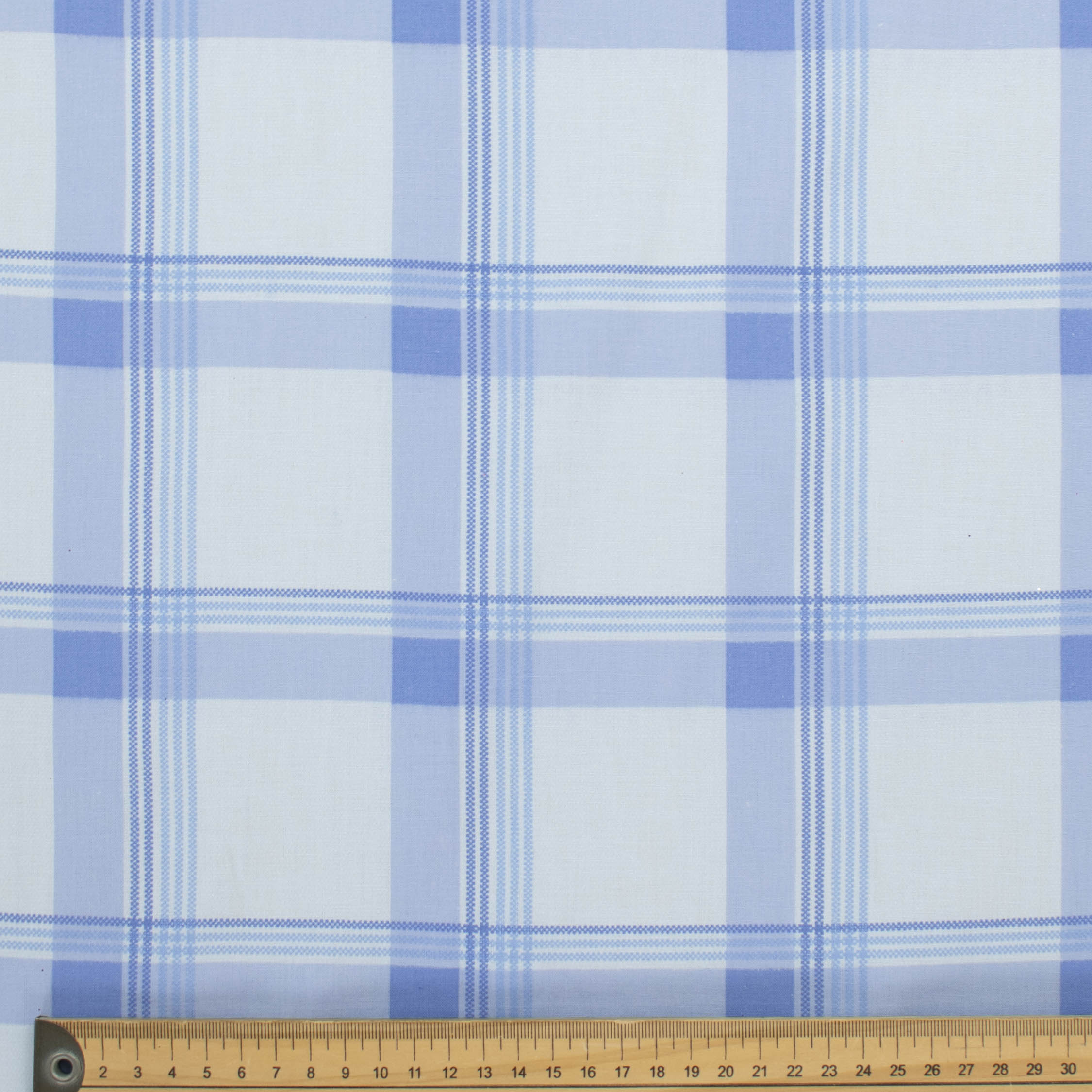 Blue Check Shirting 150cm