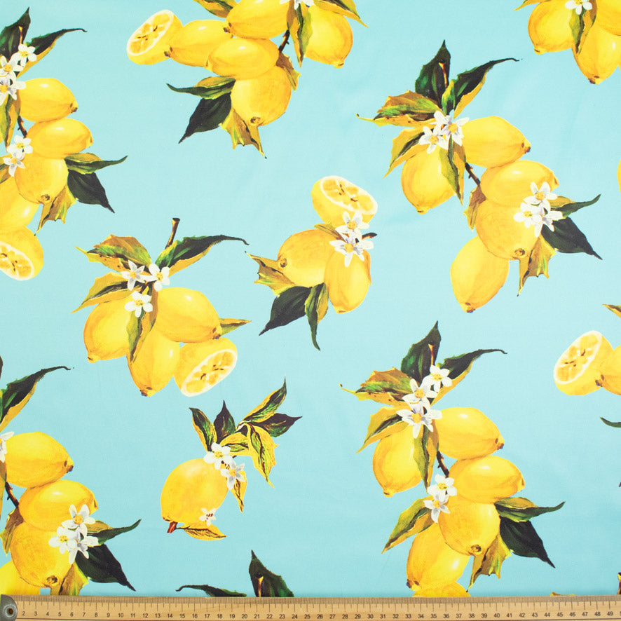 Printed Stretch Cotton Sateen