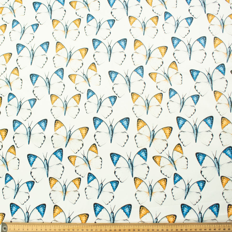 Printed Stretch Cotton Sateen