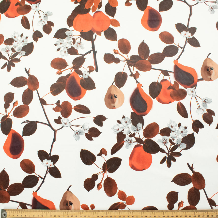 Printed Stretch Cotton Sateen