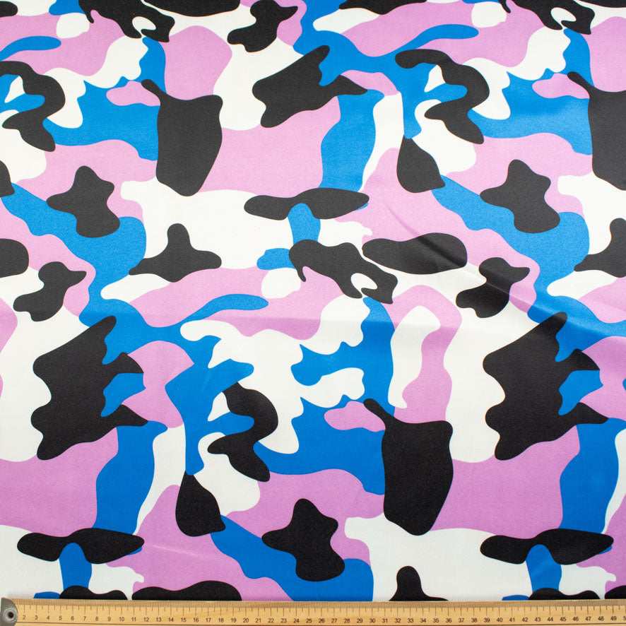 Printed Stretch Cotton Sateen