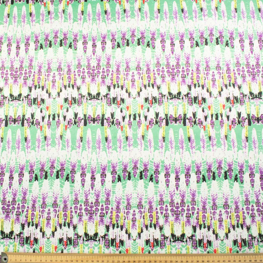 Printed Stretch Cotton Sateen