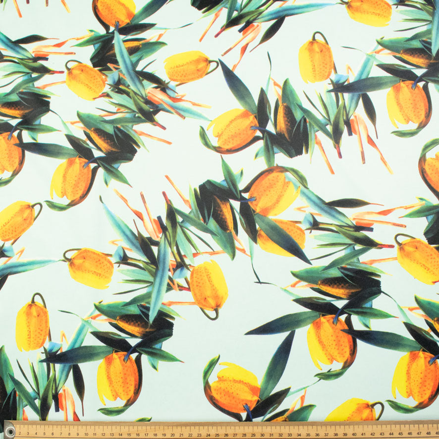 Printed Stretch Cotton Sateen