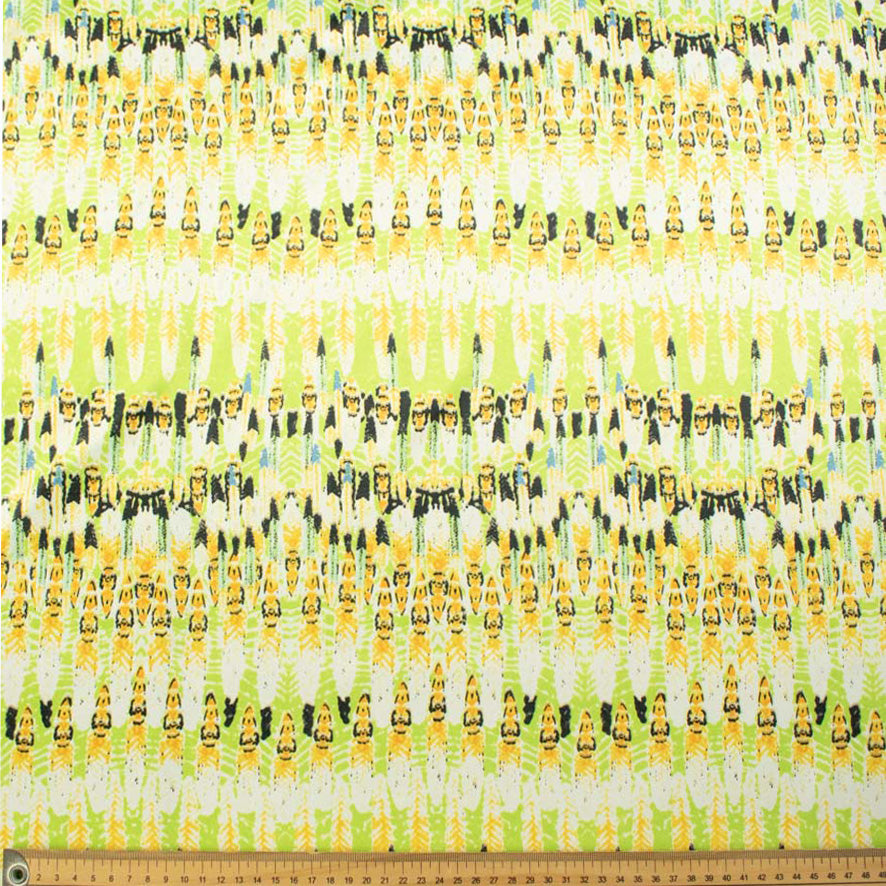 Printed Stretch Cotton Sateen