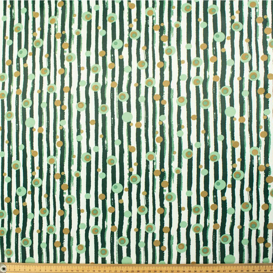 Printed Stretch Cotton Sateen