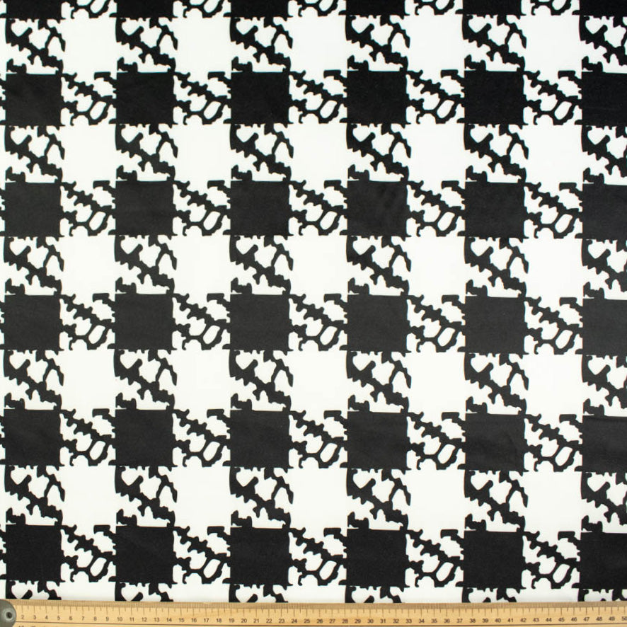 Printed Stretch Cotton Sateen