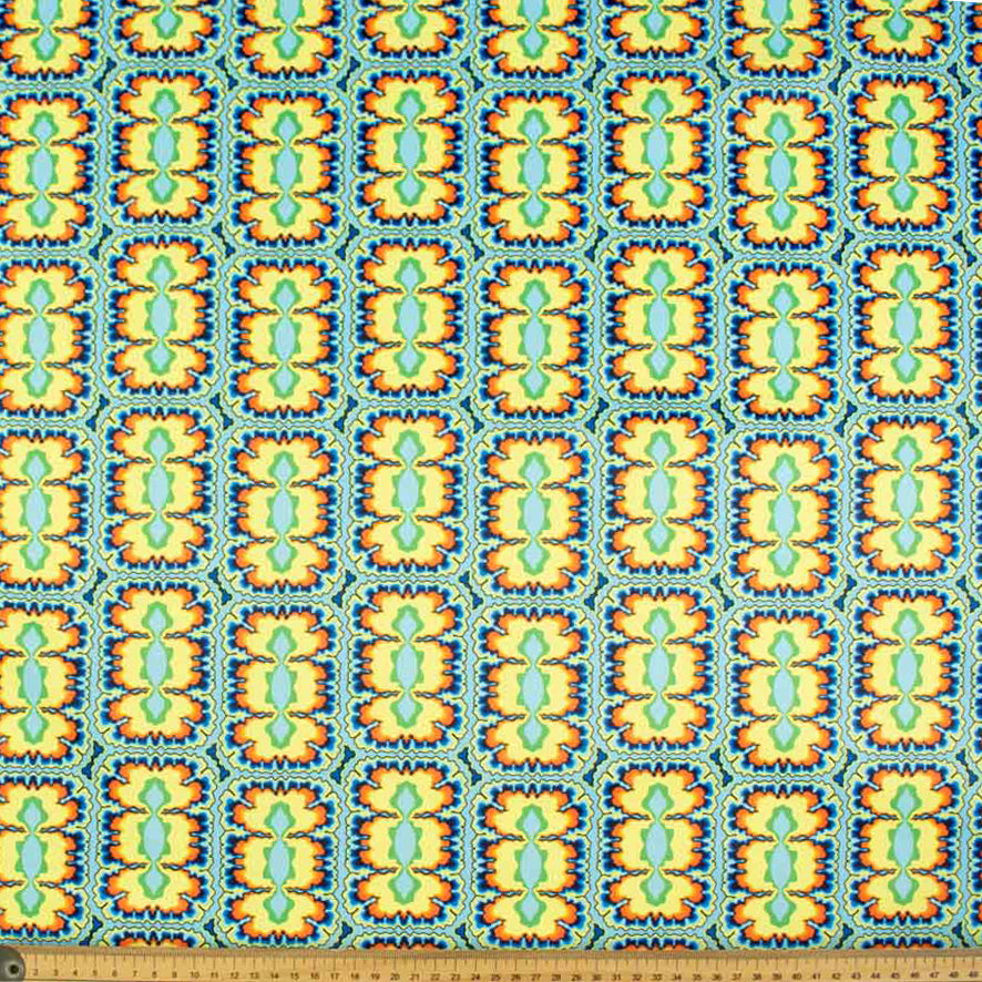 Printed Stretch Cotton Sateen