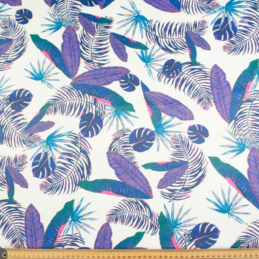 Printed Stretch Cotton Sateen