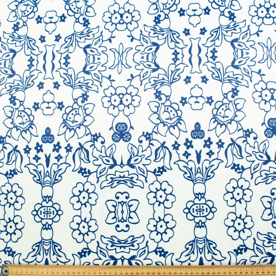 Printed Stretch Cotton Sateen