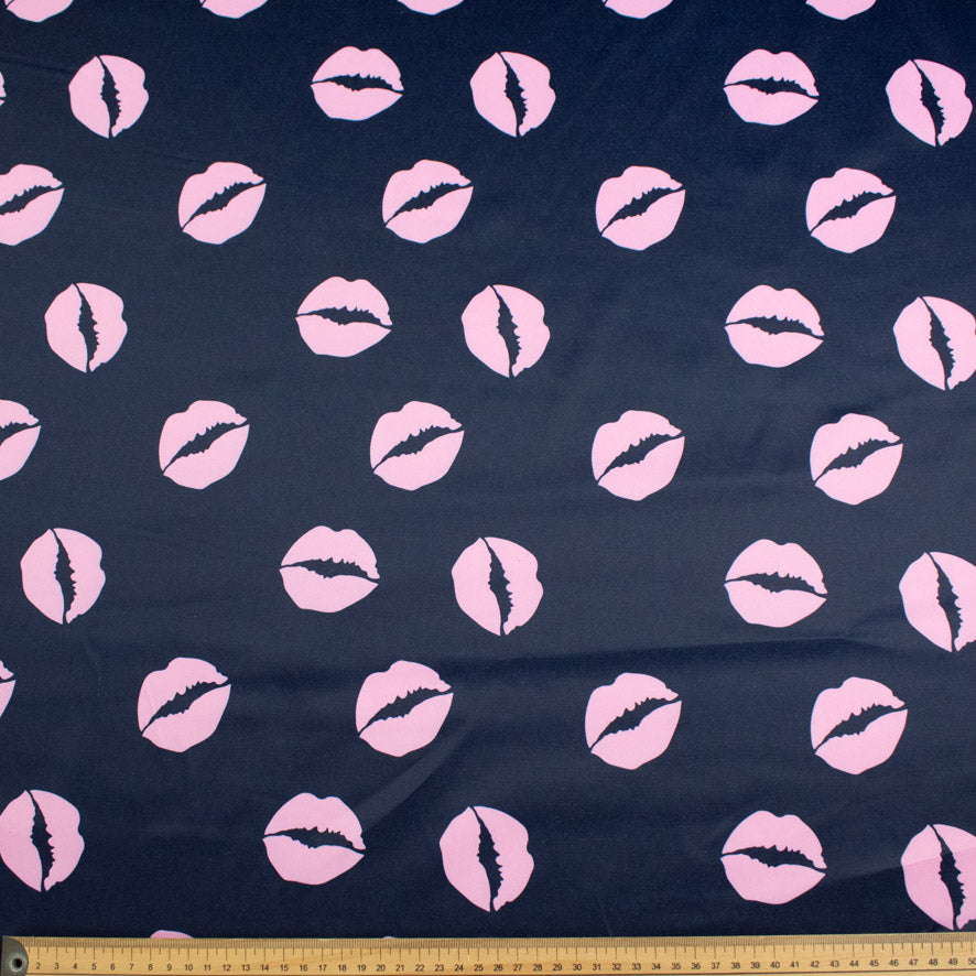 Printed Stretch Cotton Sateen