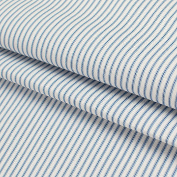 Stripes Shirting 150cm Design-53 Blue & White