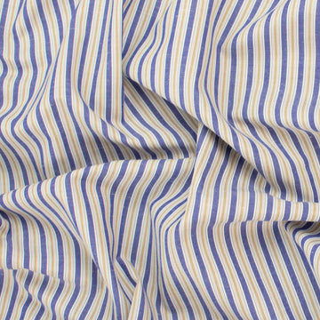 Stripes Shirting 150cm Design-55 Purple & Beige