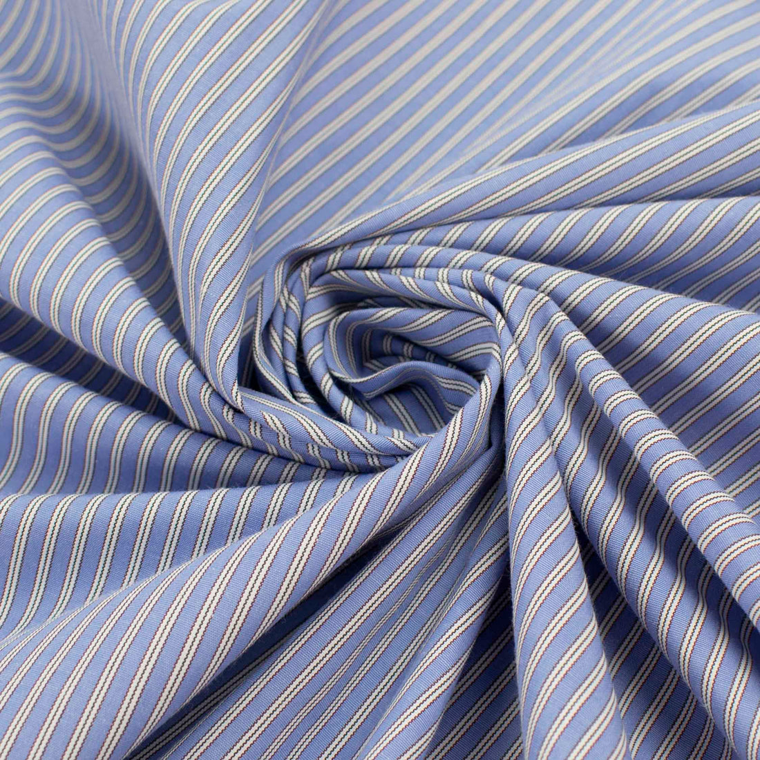 Stripes Shirting 150cm Design-57 Blue & White
