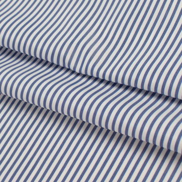 Stripes Shirting 150cm Design-6 Blue & White