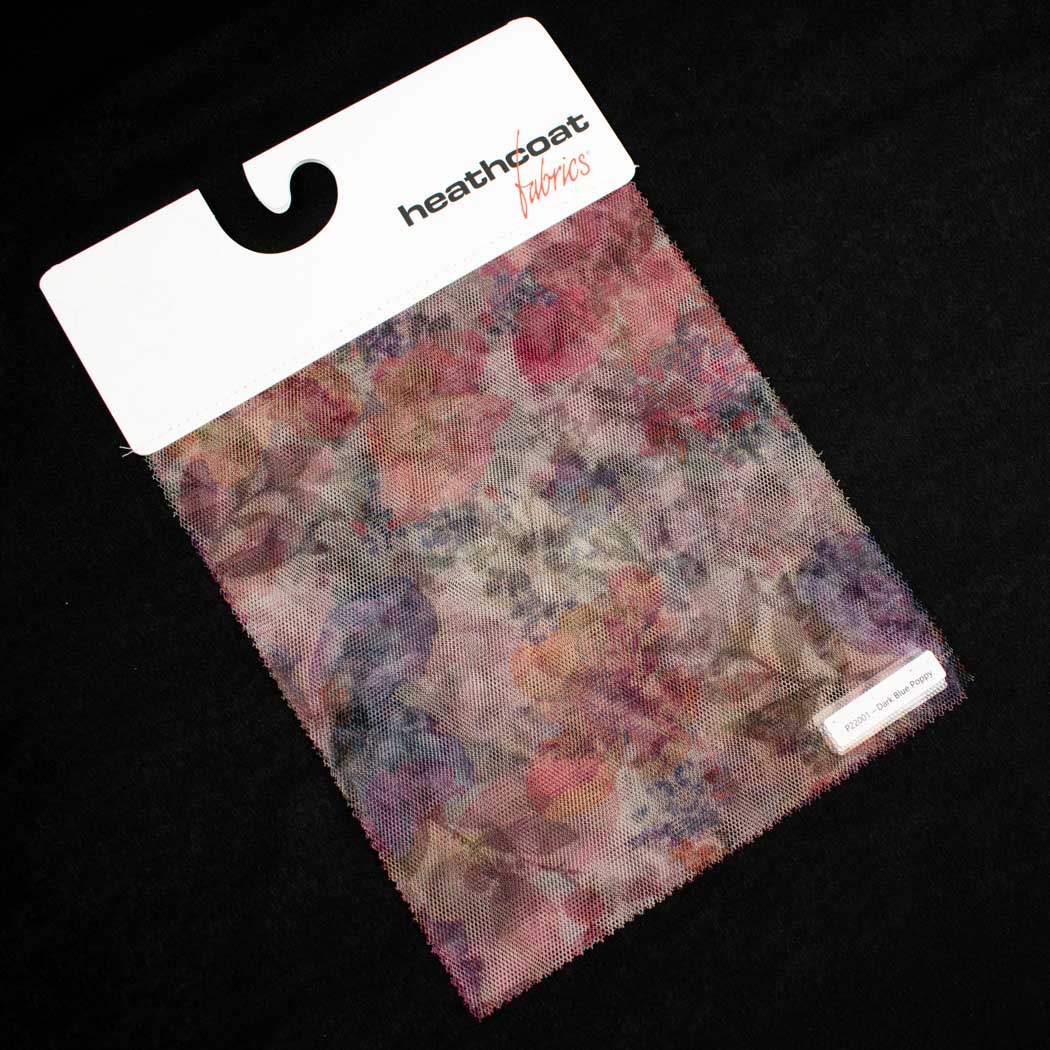 Digital Printed Fine Soft English Tulle Sample Book