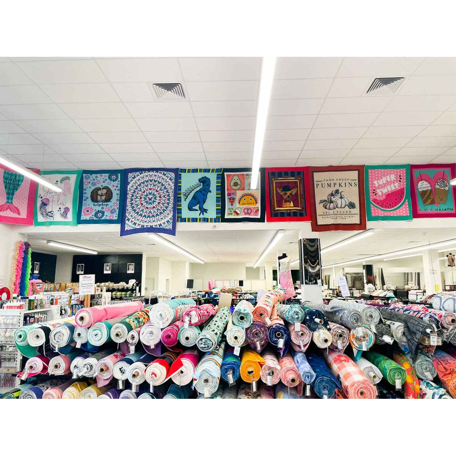 Printed Polar Fleece by Panel