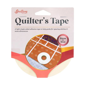 SEW EASY QUILTERS TAPE - 6MM (1/4")