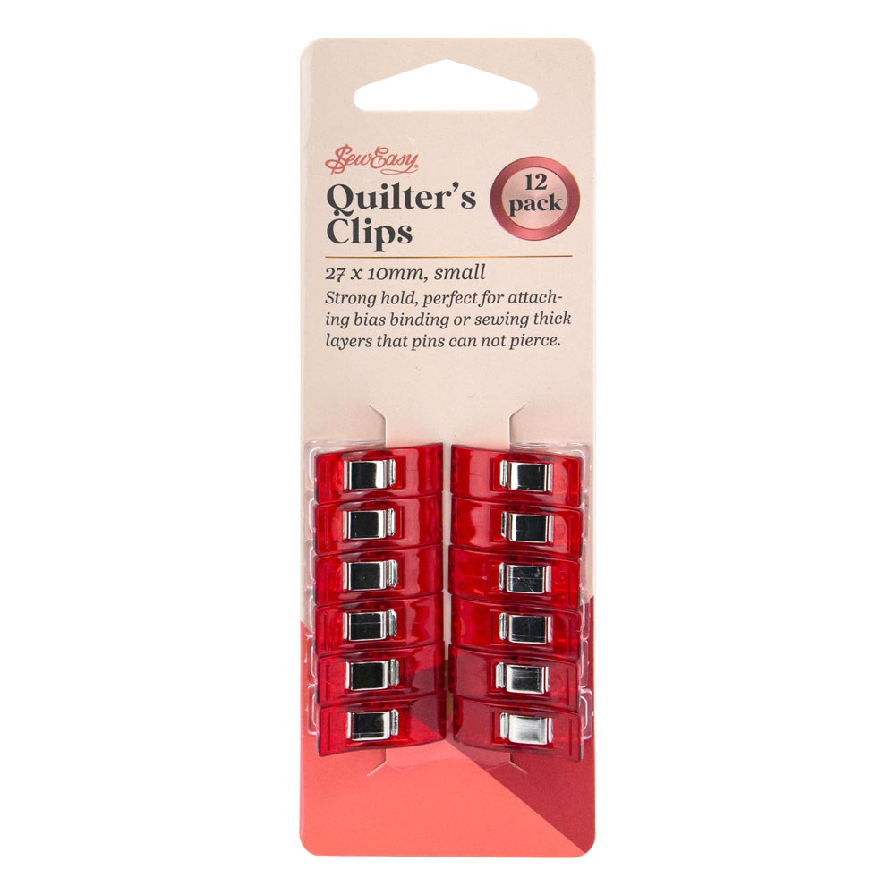 Sew Easy Quilter Clips Small – 12 Pack