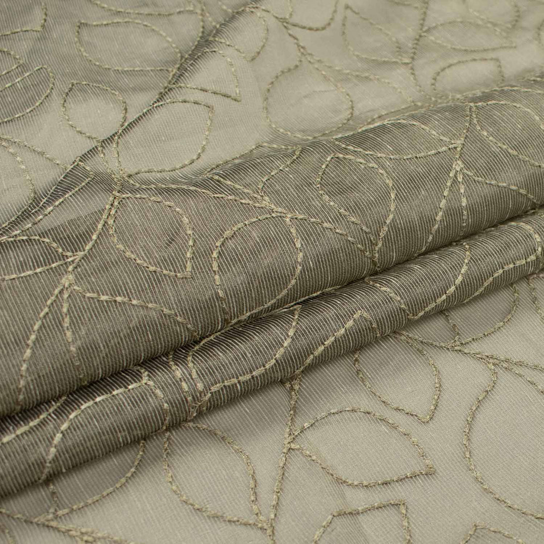 Quadrille by Zepel - Curtaining/Upholstery Leaf Vines Embroidered Sheer