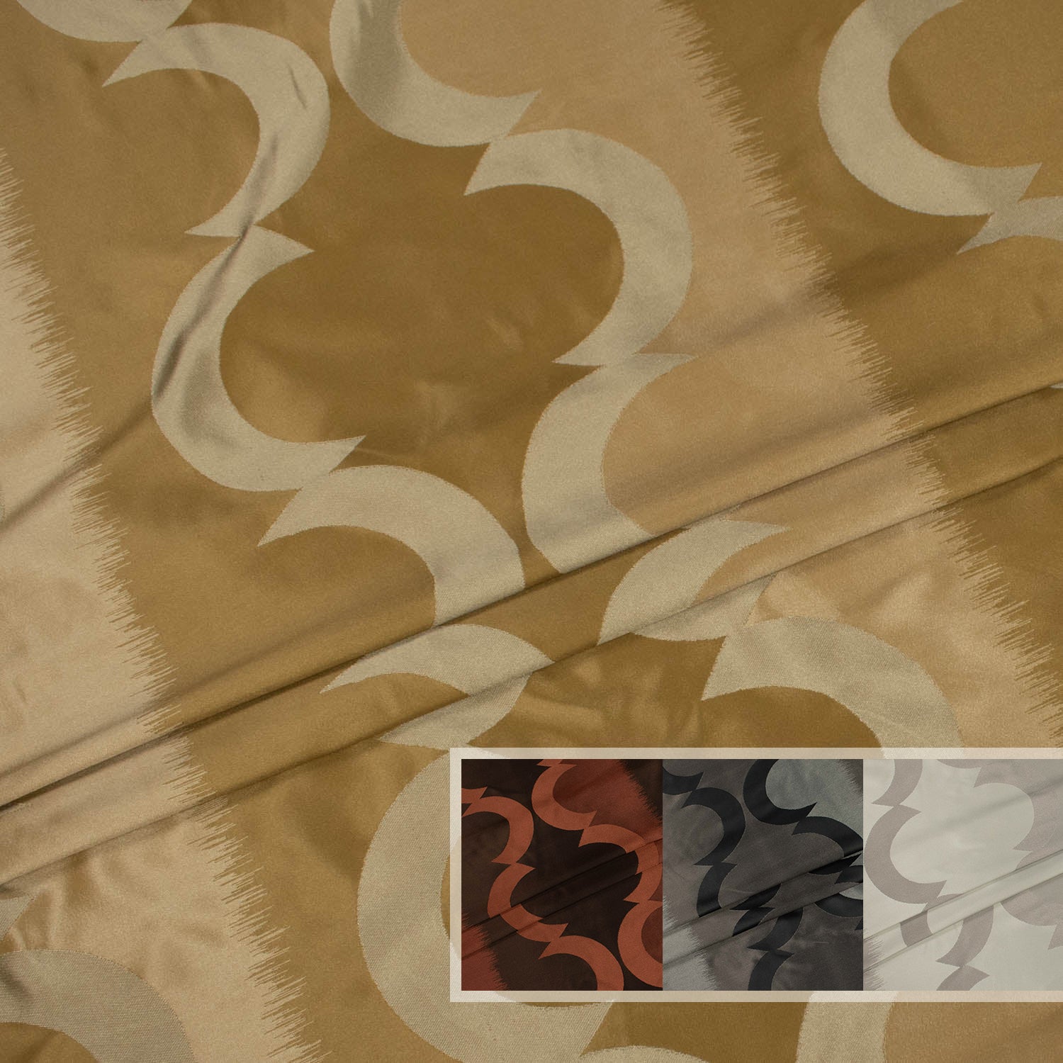 Quinoline by Zepel - Curtaining/Upholstery Hourglass Jacquard