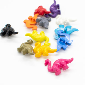 Brontosaurus Dinosaur Shank Button 30mm