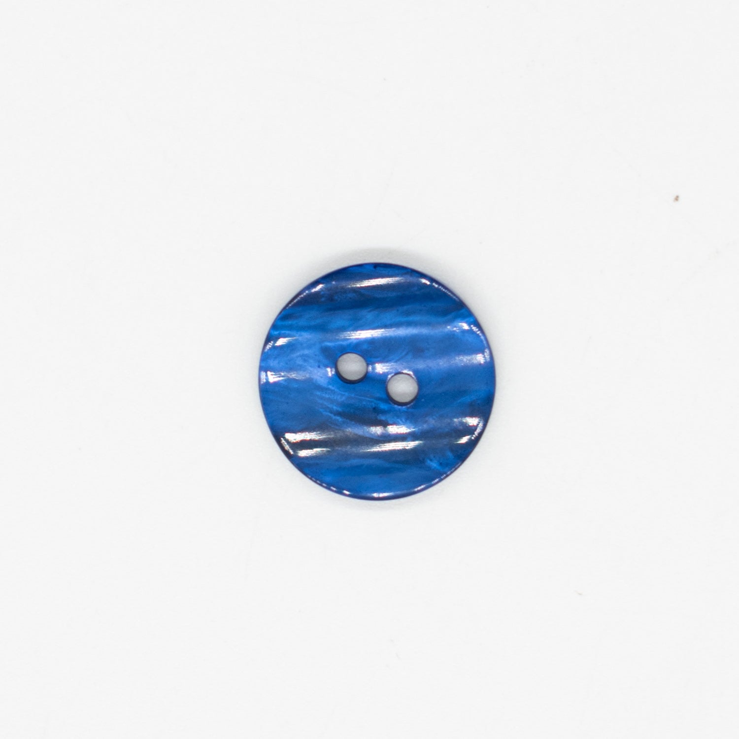 2 Hole Shiny Rippled Button