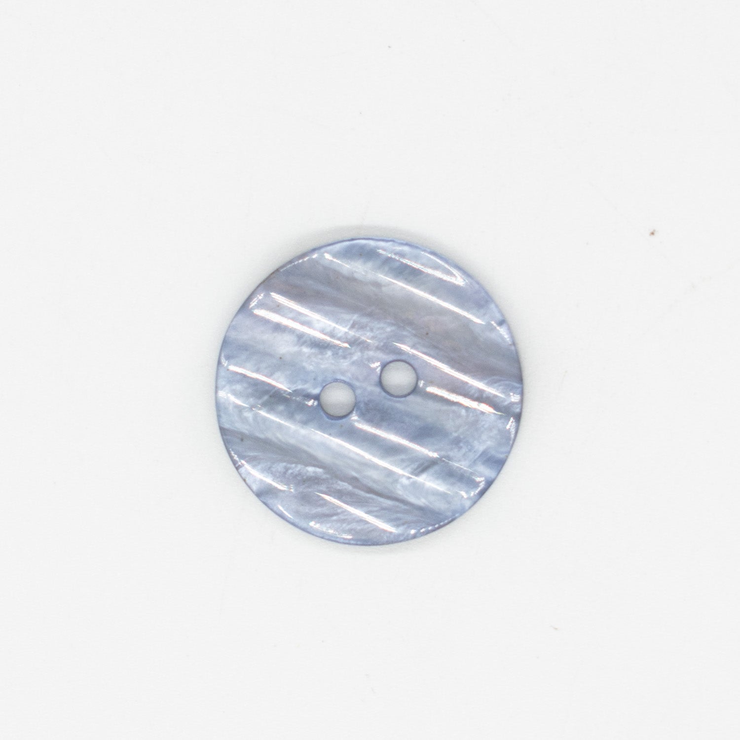 2 Hole Shiny Rippled Button