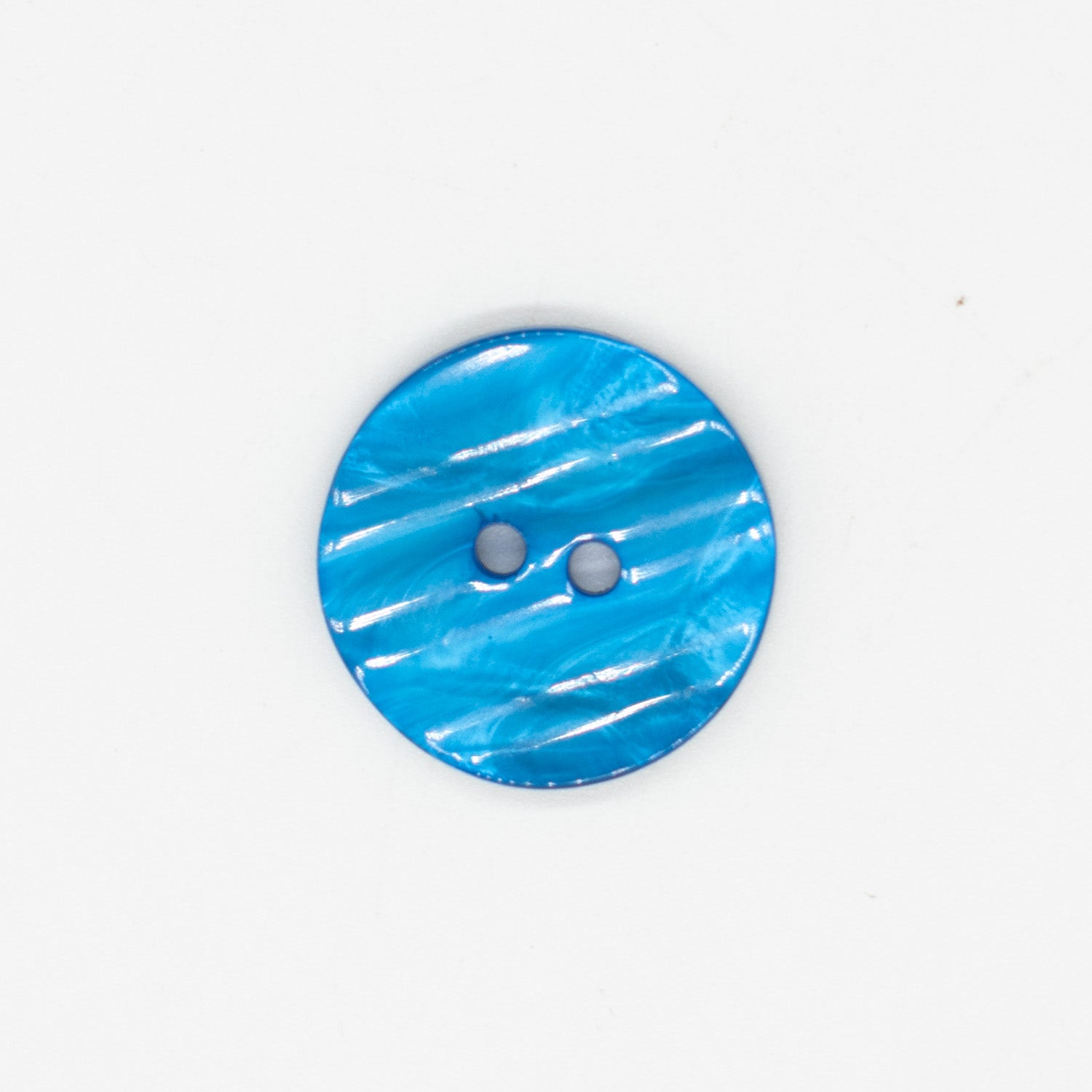 2 Hole Shiny Rippled Button