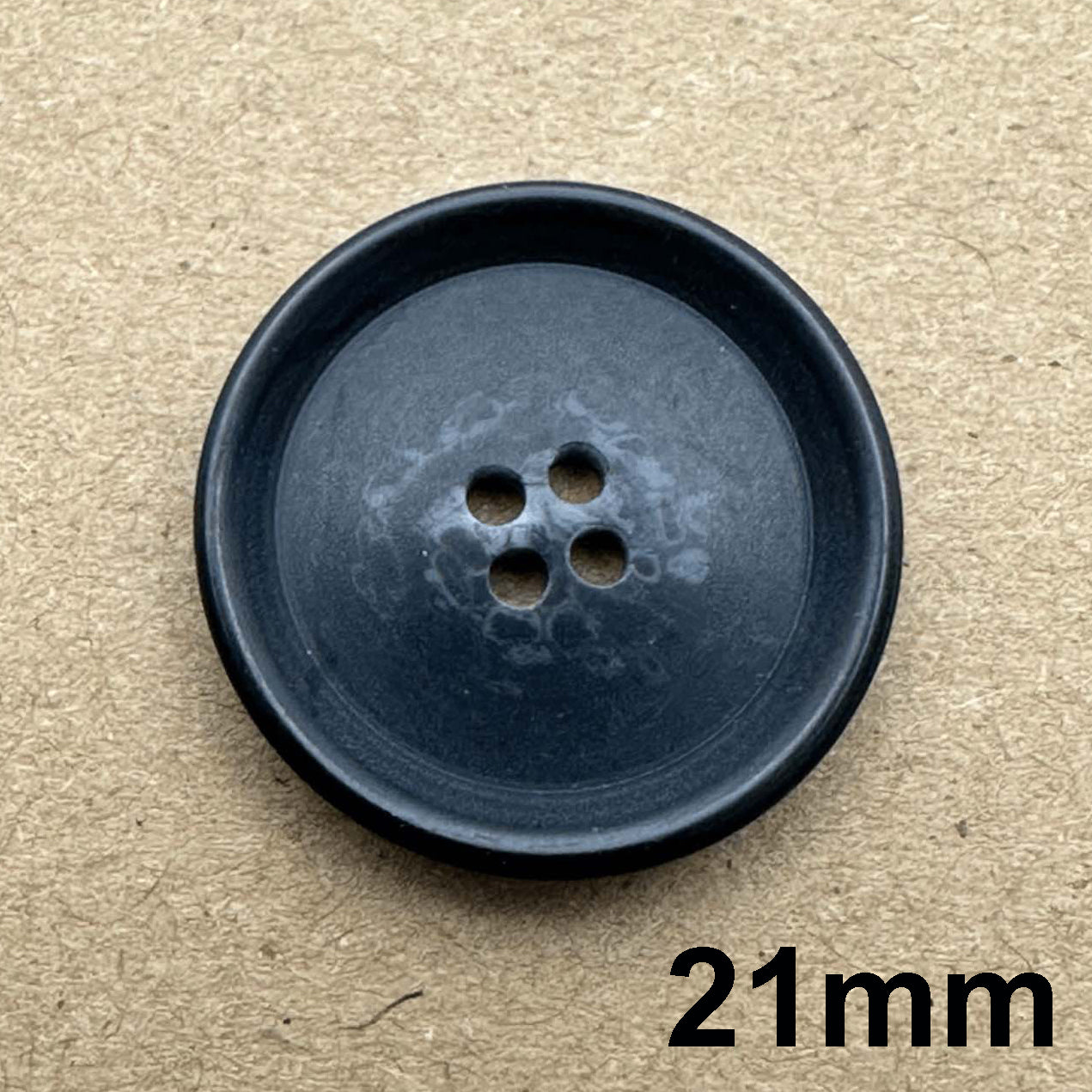 4 Hole Classic Faux Horn Suit Button