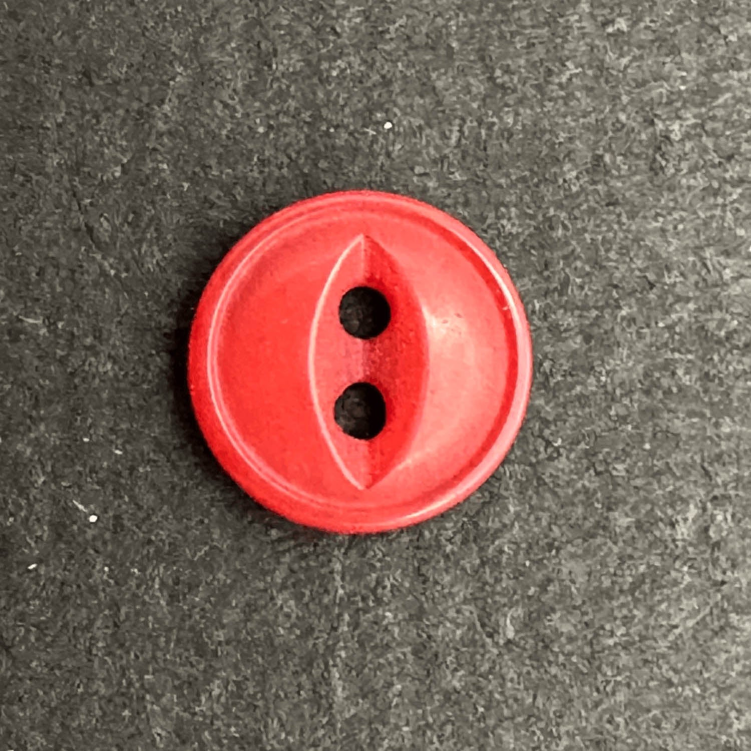 2 Hole Rim Edge Fish Eye Shirt Button 12mm