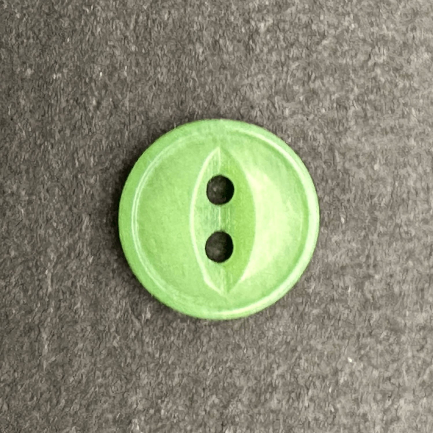 2 Hole Rim Edge Fish Eye Shirt Button 12mm