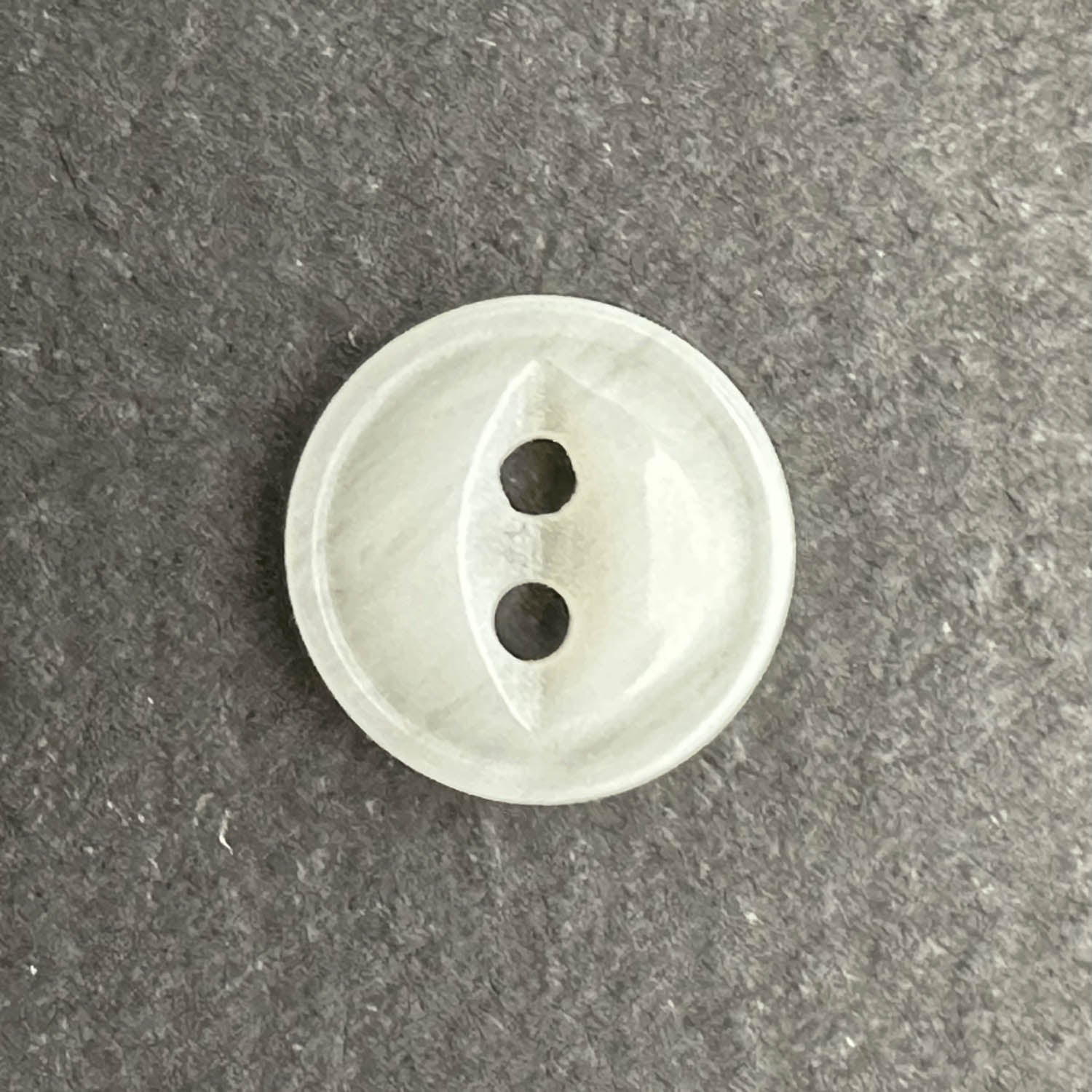 2 Hole Rim Edge Fish Eye Shirt Button 12mm