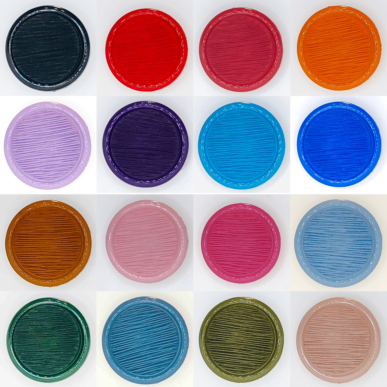 Round Textured Shank Button 19mm