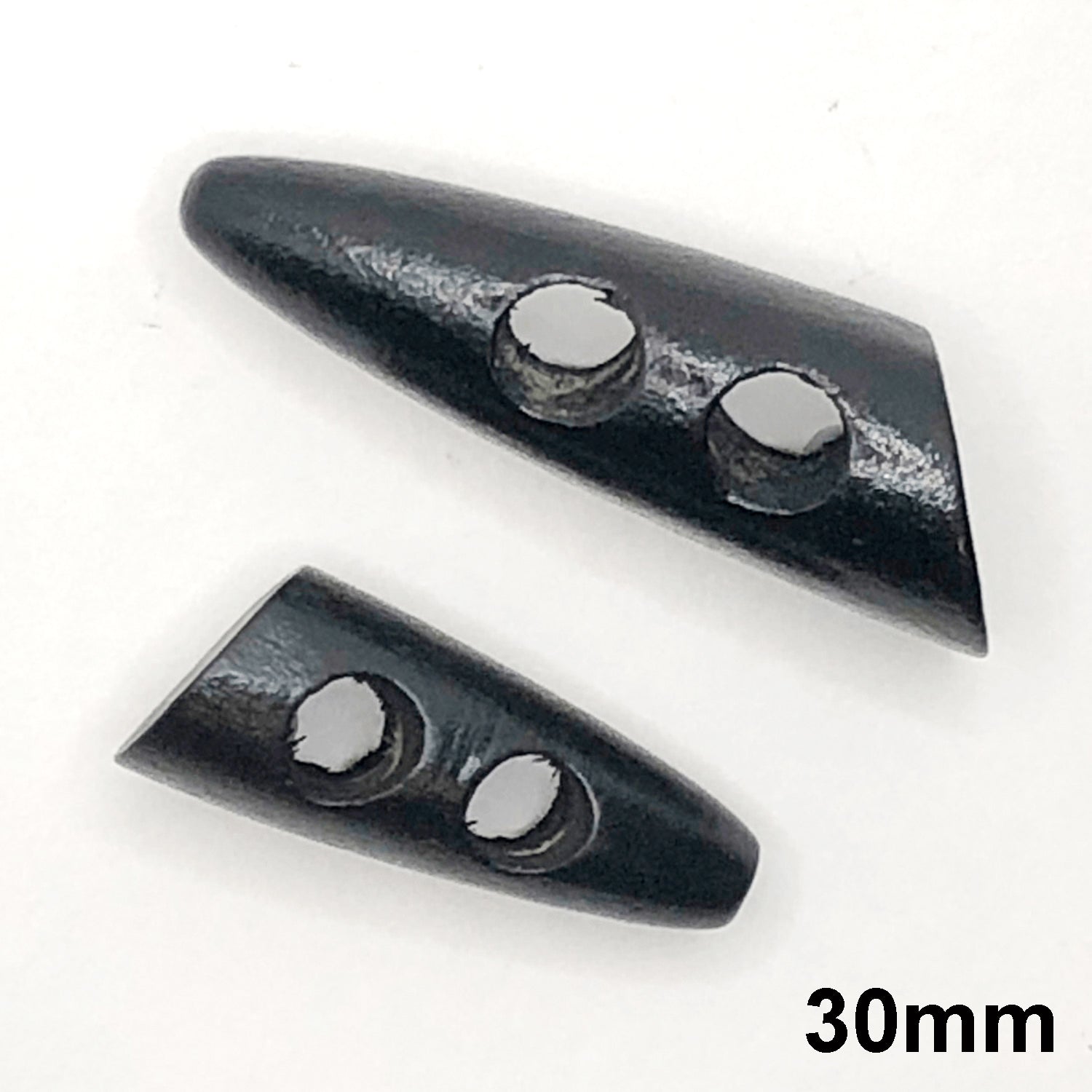 2 Hole Wooden Tooth Toggle Button