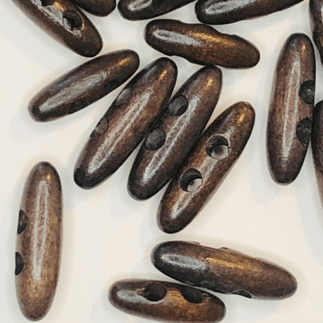 2 Hole Wooden Oval Toggle Button