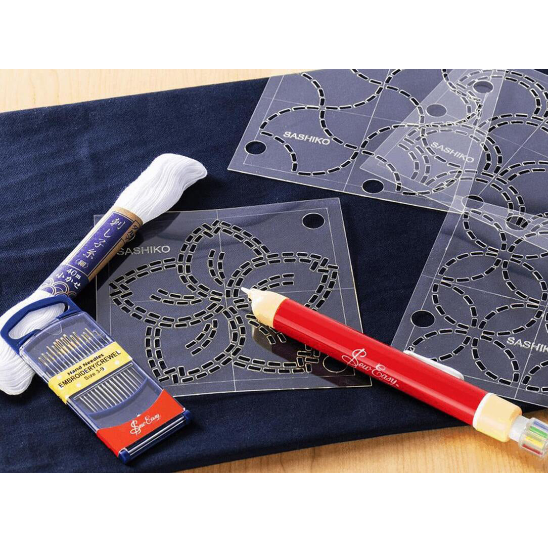 Sew Easy Japanese Sashiko Starter Kit