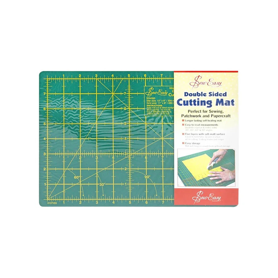 Sew Easy – Double Sided Cutting Mat – Mat Size: 304 x 228mm