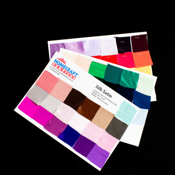 Silk Satin Sample Book